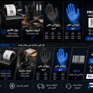 جوانتي طبي اسود و ابيض و ازرق بكل المقاسات